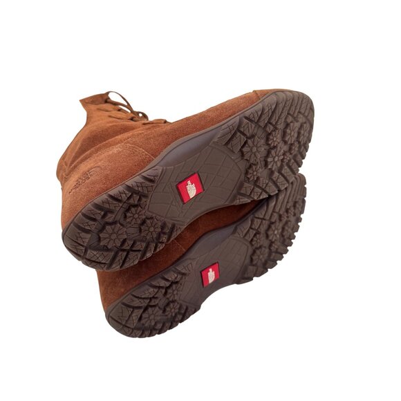 The North Face Nuptse Puma II Size 8 /EU 39 Dachshund Brown/ Cream NWOB Boots - Picture 8 of 16